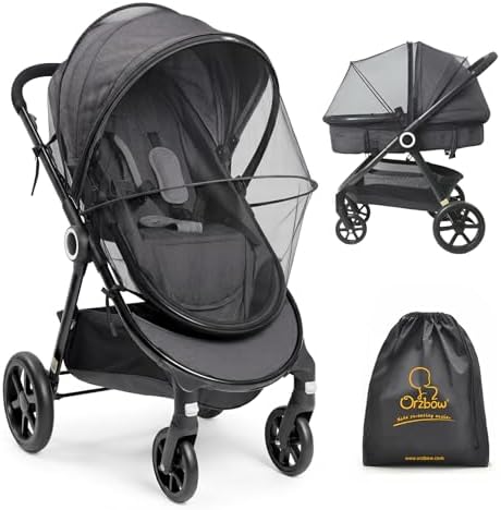 Orzbow Baby Mosquito Net for Stroller, Universal Fit, Breathable by Orzbow-MakeParentingEasier