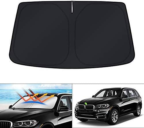 KUST Windshield Sun Shade for BMW X5 2014 2015 2016 2017 2018 Accessories by KUST