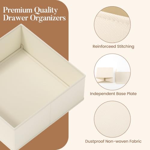 Drawer Organizer Storage for Clothes, 21 Pack - Image 5
