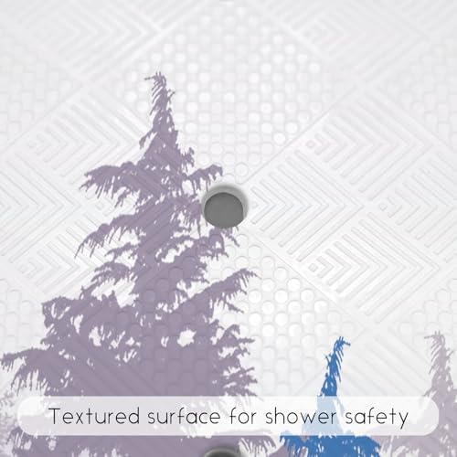 Bathtub Mat Non Slip, Forest Square Bath tub Mat Shower Floor Mat - Image 5