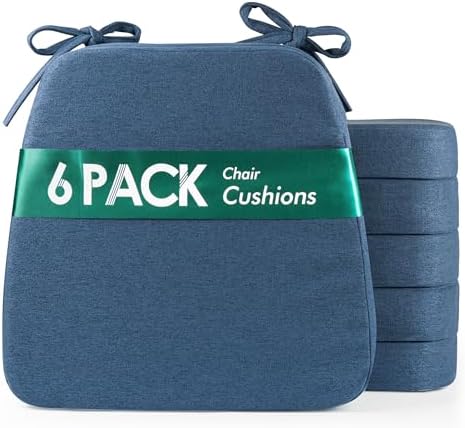 kingphenix Chair Cushions for Dining Chairs, 2.5 Inches Thick by kingphenix