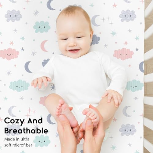 Yoofoss 2-Pack Baby Crib Sheets - Image 4