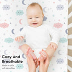 Yoofoss 2-Pack Baby Crib Sheets - Image 4