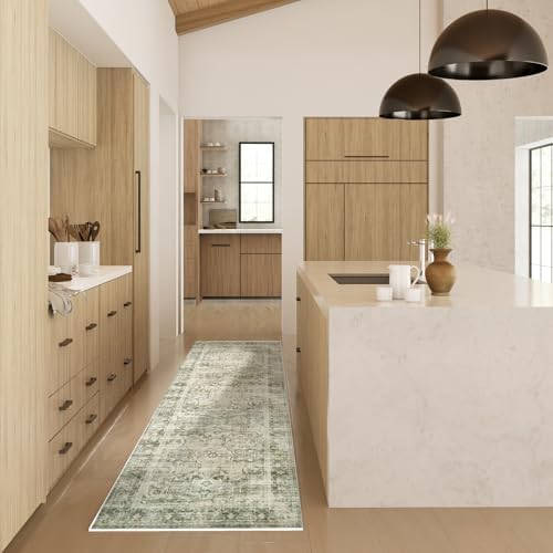 Washable Kitchen Rug Runners for Hallways: 2x6 Runner Rug Non Slip Carpet - Image 3