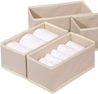 DIOMMELL 6 Pack Foldable Cloth Storage Box Closet Dresser Drawer Organizer - Image 6