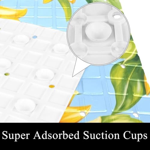 Non Slip Bathtub and Shower Mat 26.8x15.1 inch, Bath Mat - Image 3