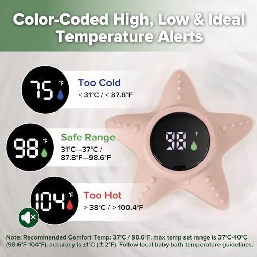 Haakaa Silicone Baby Bath Thermometer – Water Temperature Thermometer - Image 3