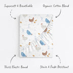 Sorrel + Fern Baby Bassinet Sheets 2-Pack - Image 2