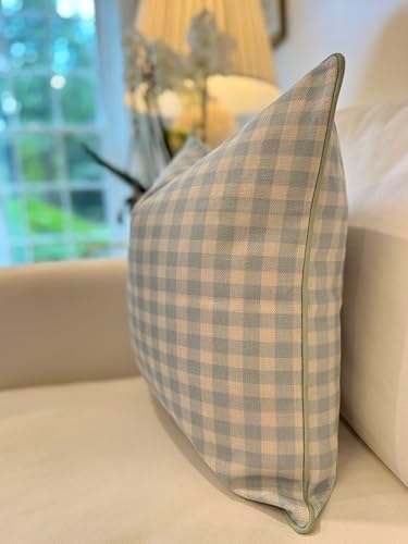 Jillien Harbor “The Charlie” Decorative Pillow Cover – Blue and White Accent - Image 3
