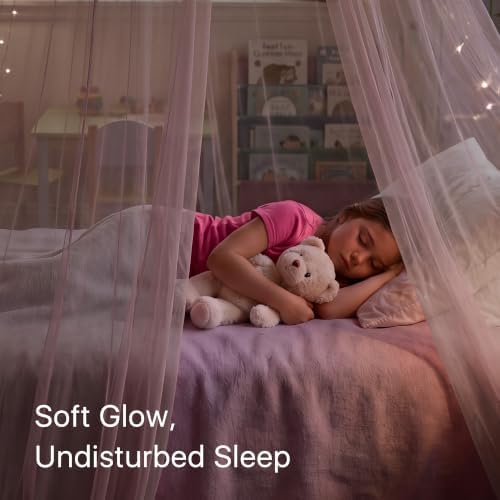 NICETOWN Light Pink Kids Bed Canopy - Image 4