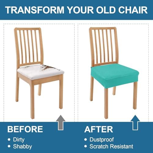 Smiry Waterproof Seat Covers for Dining Room Chairs - Image 6
