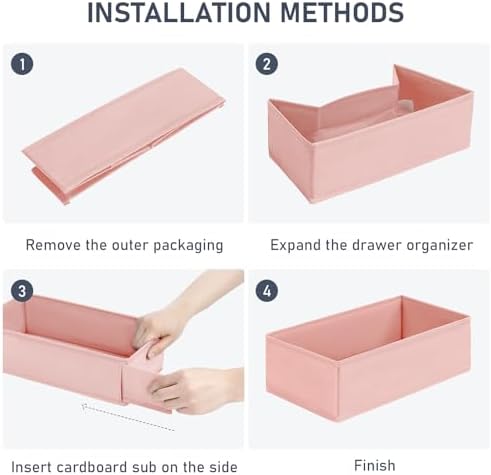 DIMJ Drawer Organizer Clothes - Image 2