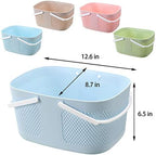 rejomiik Portable Plastic Shower Caddy Basket Organizer - Image 5