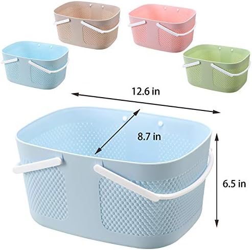 Shower Caddy Basket, Portable Large Capacity Thickened Plastic Organizer - Image 4