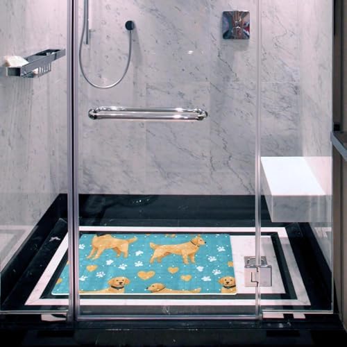 Bathtub Mat Non Slip 26.8x15.1In, Dogs Bath Mat - Image 6