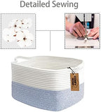 COMFY-HOMI Cotton Rope Woven Basket - Image 6