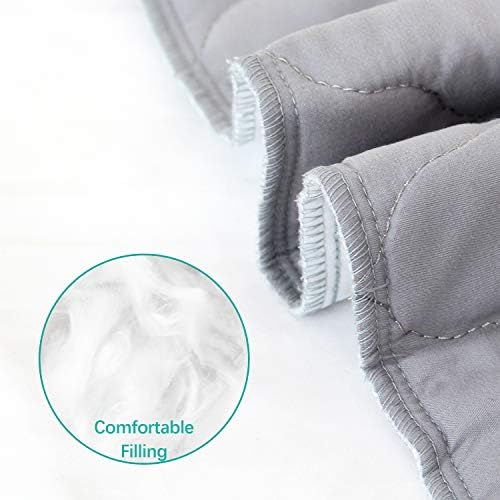 Waterproof Crib Mattress Protector, Non-Slip Quilted Pad - Image 5