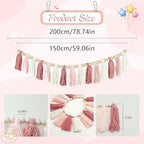 Boho Yarn Tassel Garland - Image 2