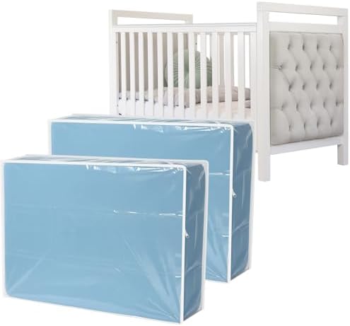 Clear Crib Mattress Protector Storage Bag by LuQiBabe