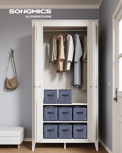 SONGMICS Storage Cubes, 11-Inch Foldable Closet Organizers - Image 2