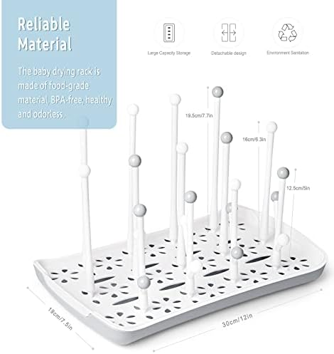 Termichy Baby Bottle Drying Rack: Space-Saving - Image 2