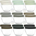 Youngever 18 Sets Baby Food Storage, 2 Ounce Plastic Baby Food Containers by Youngever
