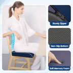 SweetSlubr Seat Cushion, Chair Pad, Memory Foam Tailbone Pain Relief - Image 7