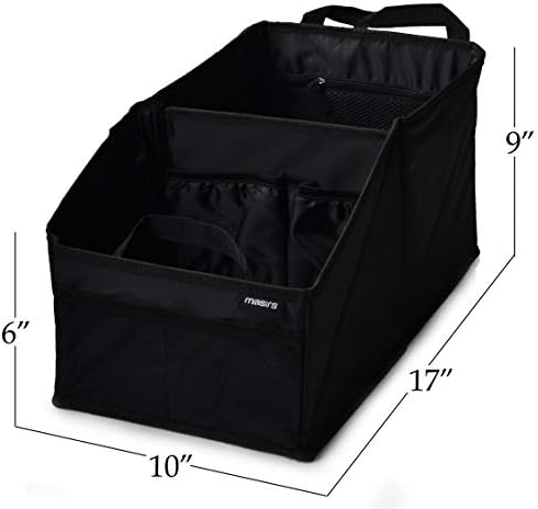 Masirs Back Seat Car Organizer, Neatly Organize Items While Traveling, Folds - Image 2