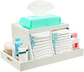 Three colors Diaper Organizer, Wooden Diaper Caddy Organizer, Changing Table by THREECOLORS