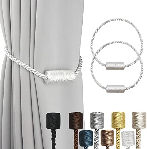 Magnetic Curtain Tiebacks Holdbacks Decorative Tie Backs by CurtainTiebacks
