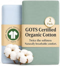 GOTS Organic Large Bedside Bassinet Sheets 35x20 by Purityfromthefirstsleep
