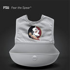 Smilo Baby Silicone & Fabric Bib - Image 2