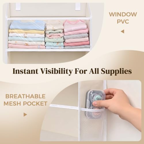 6-in-1 Over Door Hanging Organizer - Image 5