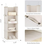 YOUDENOVA Hanging Closet Organizer and Storage - Image 3