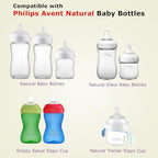 Straw Cup Conversion Kit for Philips Avent Natural Baby Bottles, Weighted Straw - Image 5
