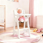 PHOKID 18 Inch Doll High Chair for Pretend Play - Image 4