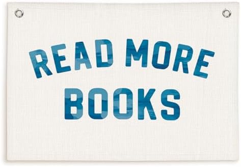 Lacama Reading Nook Decor Read More Books Banner by Lacama