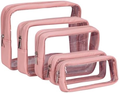 Remobia Hicol TSA Approved 5-Piece Diaper Bag Organizer Pouch Set Clear by Remobia+Hicol