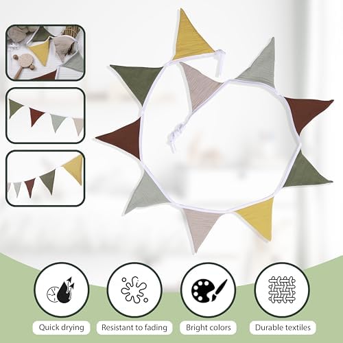 Pennant Banner Flags, Infant and toddler room decoration pennant, - Image 3
