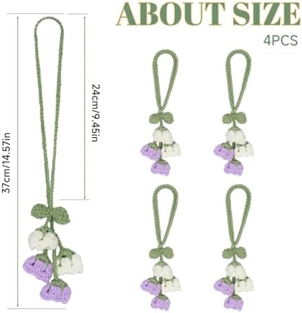 Flower Curtain Tiebacks, Cute Curtain Holdbacks - Image 2