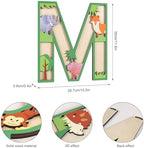 3D Layered Safari Nursery Wooden Letters - Image 3
