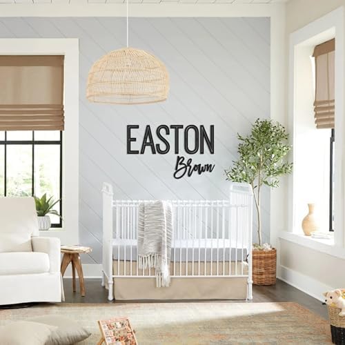 First and Middle Name Signs for Nursery Wooden Name Signs for Kids Room - Image 2