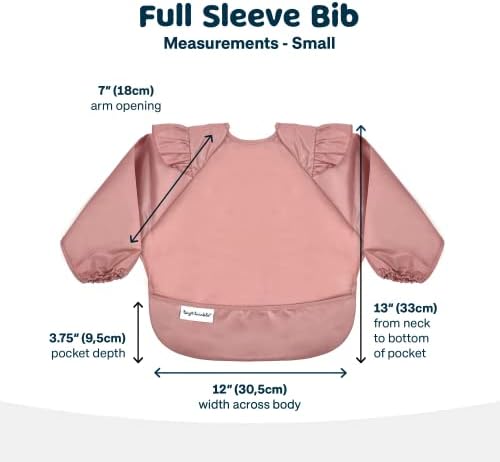 Tiny Twinkle Long Sleeve Bib for Babies & Toddlers | Waterproof Smock Bib for - Image 5