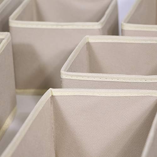 DIOMMELL 12 Pack Foldable Cloth Storage Box Closet Dresser Drawer Organizer - Image 5