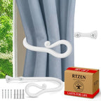 RTZEN Metal Curtain Tiebacks, Drapery Holders by RTZEN
