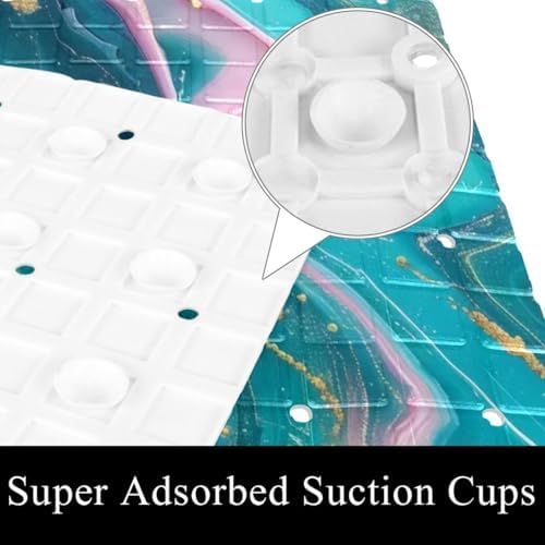 Shower Mat Bathtub Mat, 26.8x15.1 inch, Non-Slip Bath Mat - Image 3