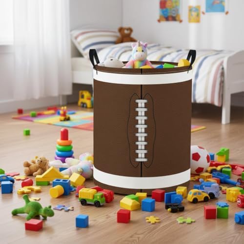 Baby Laundry Basket Baby Nursery Hamper Kids Laundry Basket Toy Storage Bin - Image 3