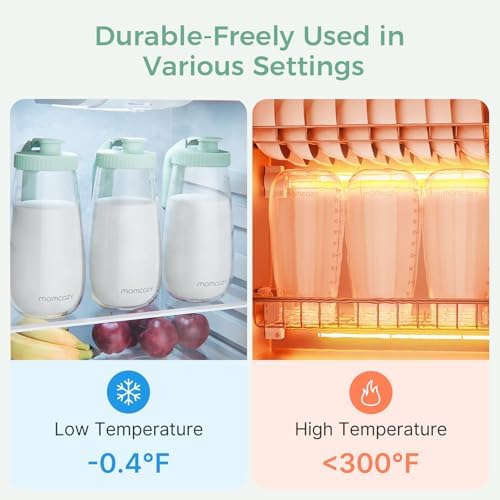 Momcozy Breast Milk Pitcher, Glass Storage Container Wide Mouth, 48oz 1pc - Image 4