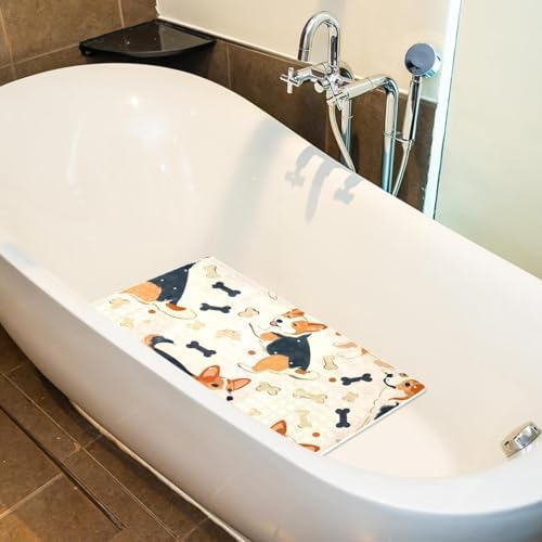 Non Slip Bathtub and Shower Mat 26.8x15.1 inch, Bath Mat - Image 5