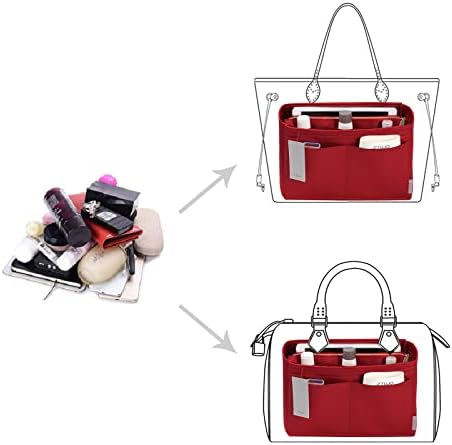 ZTUJO Purse Organizer Insert, Felt Bag Organizer - Image 4